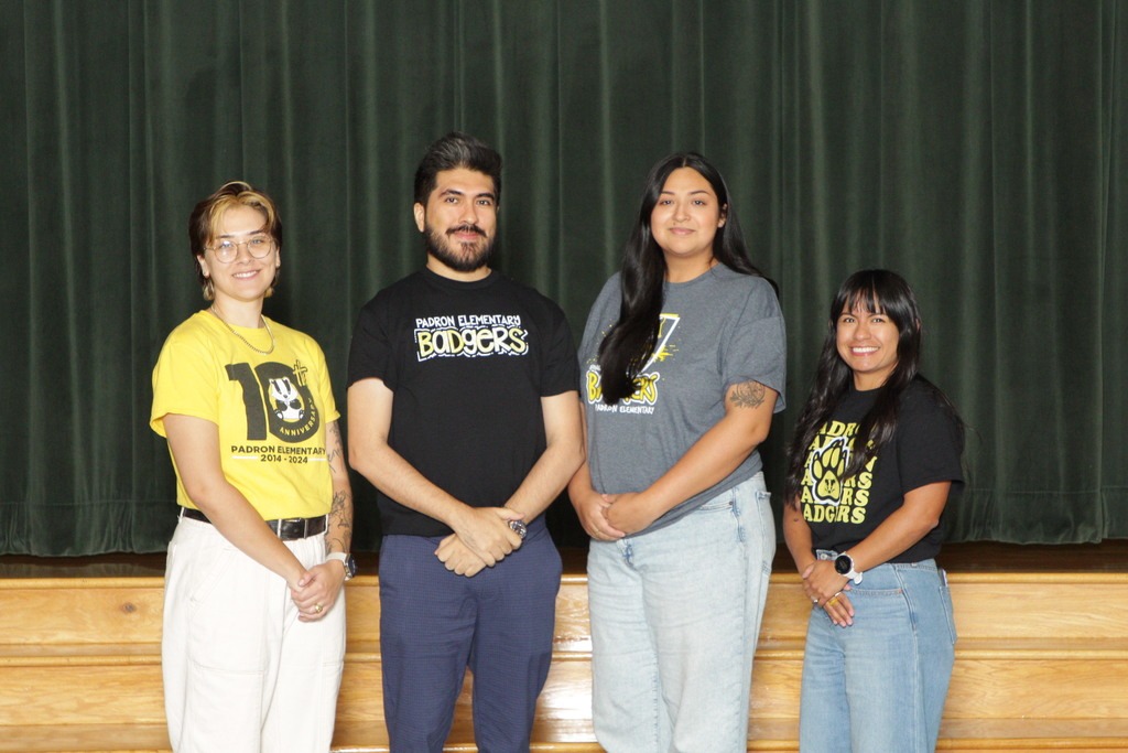 Four people on the 3rd grade team