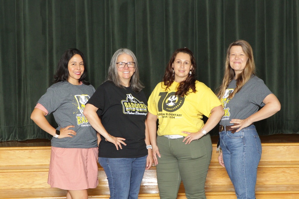 Four people on the 5th grade team