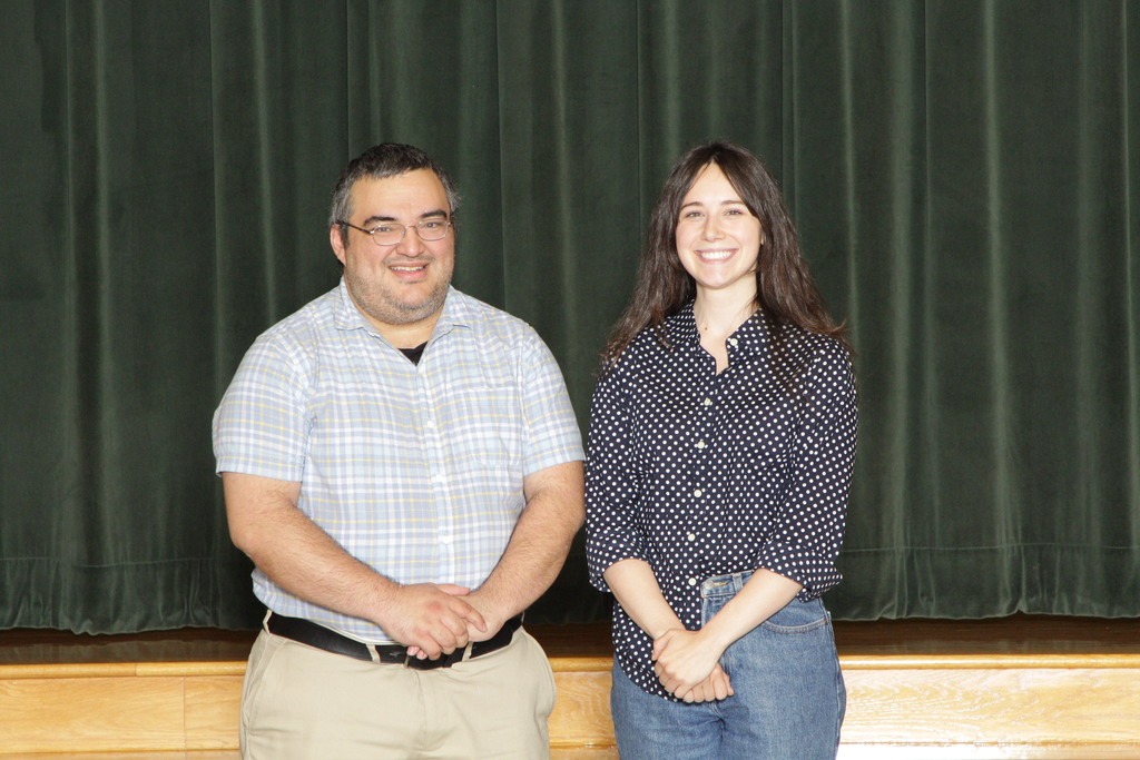 Two people on the music team